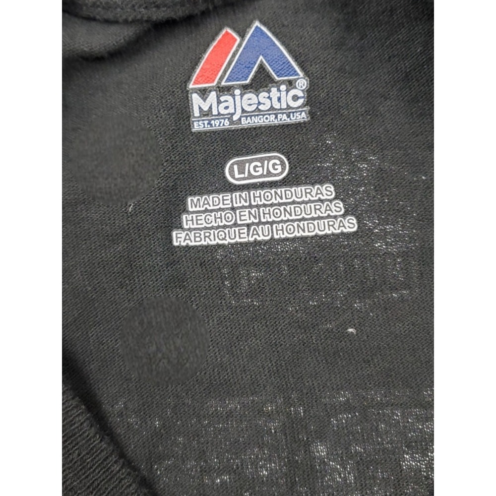 Majestic Mens Pittsburgh Steelers Franco Harris 32 Hall of Fame T-Shirt Black L - Picture 4 of 4